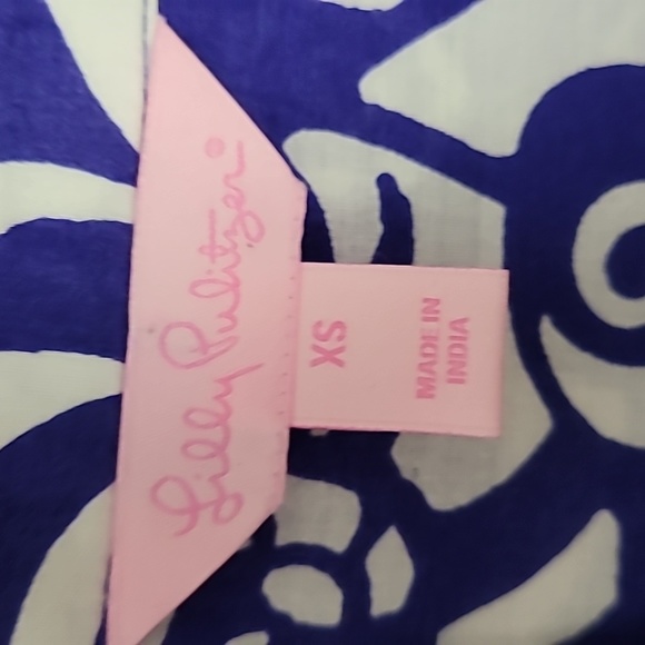 Lilly Pulitzer pullover shirt dress Sz XS Seahorse Beachy Vacation Resort - Picture 4 of 9